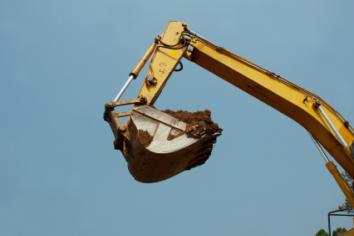 campbell pool removal demolition in progress